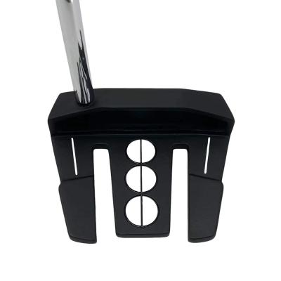 China Steel High Quality Stainless steel Golf Mallet Putter Custom Logo Right Handed CNC Milled Face Golf Putter for sale