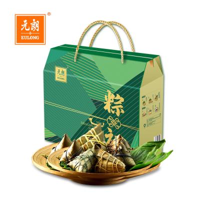 China Chinese Best Made Zongzi Cooked Bamboo Leaf Wrapped Sticky Rice Dumplings 1kg Snack Gifts for sale