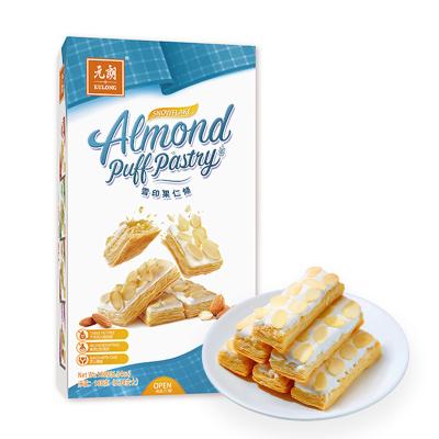 China Hot Selling Low-Carb Almond Biscotti 180g Low Calorie Easy Sugar Cookies Fortune Cookies for sale