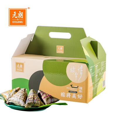 China Healthy Snack Gifts Chinese Dragon Boat Festival Bamboo Leaf FROZEN Sticky Rice Dumpling Manufacturer Zongzi To Gift for sale