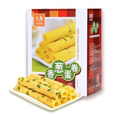 China Low-CARB Dessert 380g Mini Egg Roll Cookies Healthy Good Quality Authentic Consecrated Food for sale