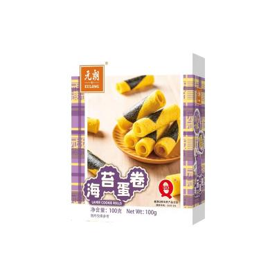 China Factory Supply Low-CARB Chinese Biscuits Kelp 100g High Quality Healthy Chinese Nuggets Biscuits for sale