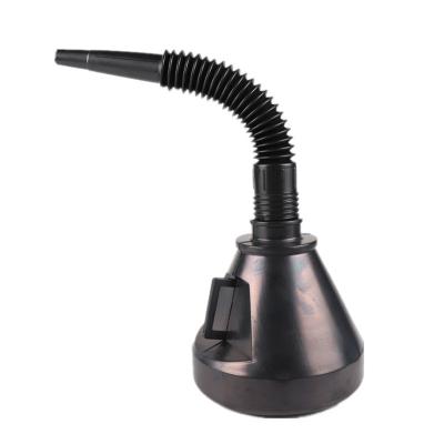 China Factory Direct Sales Universal Multi Purpose Fuel Safety 2 In 1 Plastic Oil Funnel For Car for sale