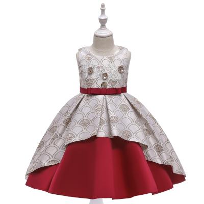 China 2021 Hot Selling Kids Baby Girls' Princess Bridal Dresses Washable Party Wear Popular Cute Evening Dresses for sale