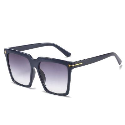 China Fashion sunglasses shape new trend t-shaped large frame sunglasses shape square multicolor unisex sunglasses for sale