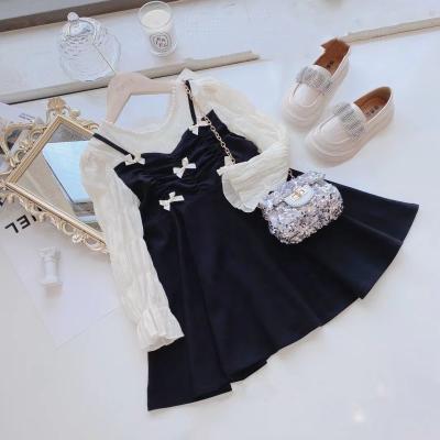 China Casual Children Wearing Baby Boutique Little Girls Fashion Boutique Hot Selling Girls Dress Set for sale