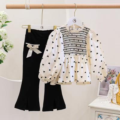 China Latest New Design Casual Wholesale Baby Kids Casual Fashion Hot Selling Luxury Set Set for sale