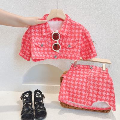 China Wholesale Casual Fashion Goods Baby Kids Luxury Children Wearing 2 Pieces Clothing Set for sale