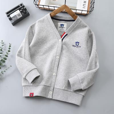 China Hot Sale Logo Private Label Anti-Shrink Spring Drop Knitted Button Blank Pullover Sweater For Kids Boys Youth for sale