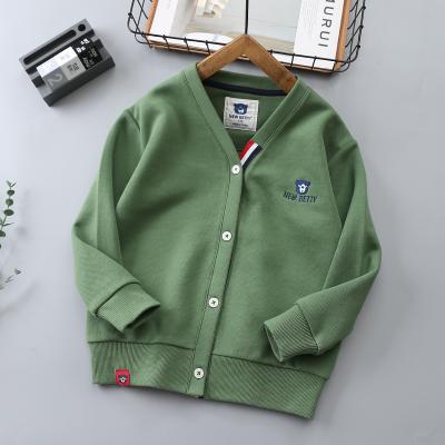 China Spring Anti-Shrink Custom Autumn Sleeve Boutique Fashionable Casual Fall Long Kids Cardigan Sweaters for sale