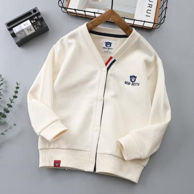 China Premium quality leisure kids clothing anti-shrink customized breathable sweater knitted solid color kids boy for sale