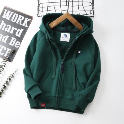 China Premium casual big boys zipper sleeve white sweatshirt anti-shrink long outwear warm loose boys single hoodies for sale