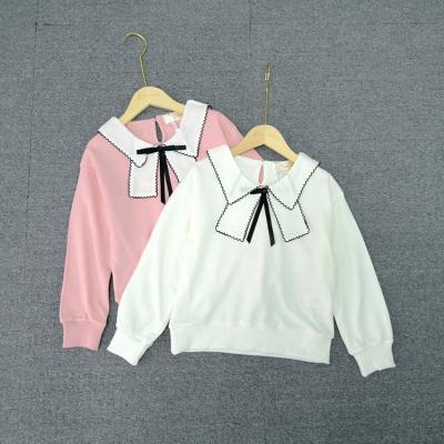 China Wholesale Pink Breathable Anti-Shrink Patchwork Anti-Wrinkle Hoodies For Girl Printed Sweatshirts Pullover for sale