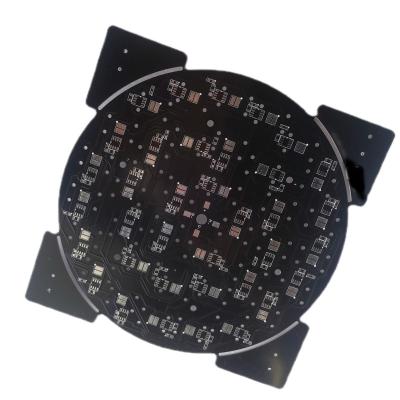 China Alu alu metal core bare board 2w/m.k matt black single layer rohs 94v0 for sale