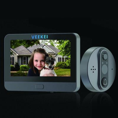 China Video door phone camera Tuya app built-in wifi intercom and support WIFI villa remote control kit video door phone with 4.3inch HD screen for sale