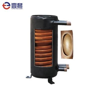 China Hotels spiral copper tube heat exchanger/refrigerant water heat exchangers/marine oil heat exchanger and small condenser for sale