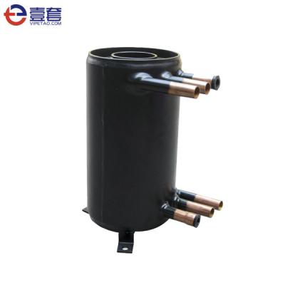 China Hotels China Copper Condensers And Heat Pump Heat Exchangers / Spiral Copper Tube Heat Exchanger for sale