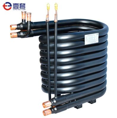 China Hotels Heat Coaxial Transfer Coil Titanium Heat Exchanger for sale