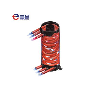 China High Efficiency Hotels Fin Copper Tube Heat Exchanger/Tube And Shell Heat Exchanger/Coil Heat Exchanger For Energy Air Heat Pump for sale