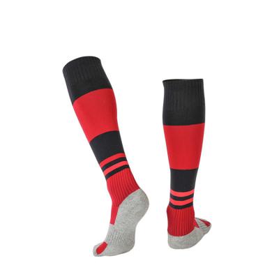 China Breathable Custom Long Sports Football Logo Stocking Cotton Athletic Knee Wholesale OEM Anti Slip Socks for sale