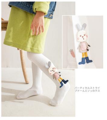 China Anti-Fault Casual Children's Leg Warmers Kids Pantyhose Booties Baby Romper Socks Rabbit Decoration for sale