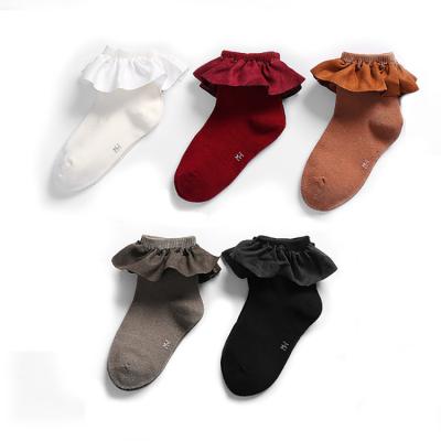 China The 2021 children non-slip anti-slip new cotton slouch socks baby sock crew baby sock with flannel lace for sale