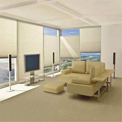 China Heat Protection and NEW Energy Saving Tiered Bottom Up Cordless Cellular Shade Honeycomb Shade for sale