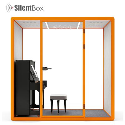 China (Other)Adjustable Soundproof Phone Booth Privacy Office Phone Booth Phone Calls Desk Soundproof Pods for sale