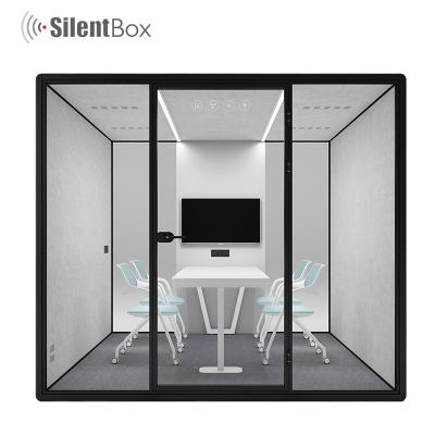 China (Other) Office Building Meeting Room Pods Adjustable Privacy Calls Telephone Booth Soundproof Audio Booth For Sale for sale