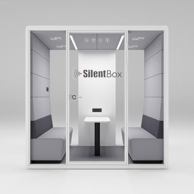 China Sound Proof Office Pod (Other) From China Supplier Adjustable Telephone Booth Pods Reception Booth Office Booth for sale