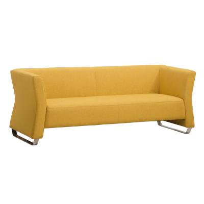 China Fabric Slipcover Office Sofa Fabric Cover Foam Upholstered Sofa In Office Building for sale