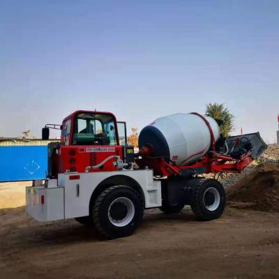 China Convenient And Labor Saving Viscous Liquid Self Loading Concrete Mixer for sale