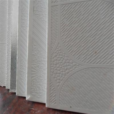 China Artistic Ceilings Good Price Aluminum PVC Laminated Gypsum Suspended False Ceiling for sale