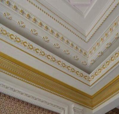 China Hot Sale Lines Gypsum Cornice Home Hotel Gypsum Decoration for sale