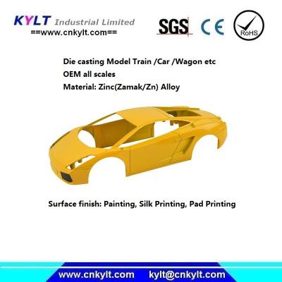 China Precise Zinc/Zamak Metal Alloy Die Casting Model Car/truck/wagon/train (HO/TT SCALE) for sale