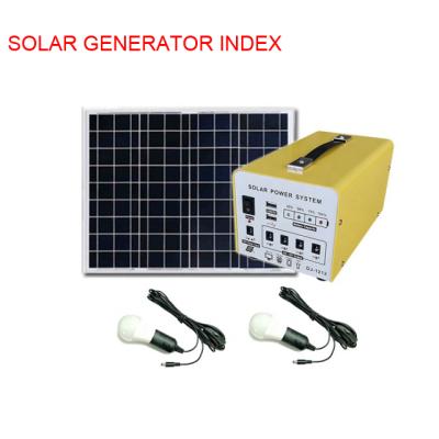 China HOME/CAMPING Index Kit DC 12V Solar Power System Portable Solar Generator Kit For Home for sale