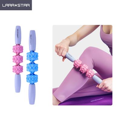 China Massage roller with 3 pearl or 5 pearl for yoga and relax your body and muscle for sale