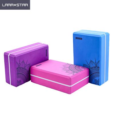 China Durable Yoga Foam Yoga Block Custom Logo High Density Eco Friendly Printed Block for sale