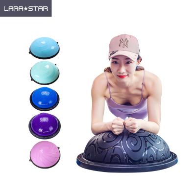 China Durable Thickening Factory Wholesale Semicircle Ball Speed ​​Wave Yoga Anti Burst PVC Balance Ball for sale