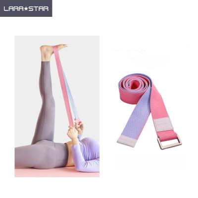 China Custom Fitness Durable Goods Gym Yoga Strap Yoga Belt Training Rope Pull Up Stretch Rope for sale