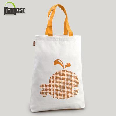 China Popular Rope Handle Style Personalized Design Canvas Reusable Cotton Tote Bag for sale