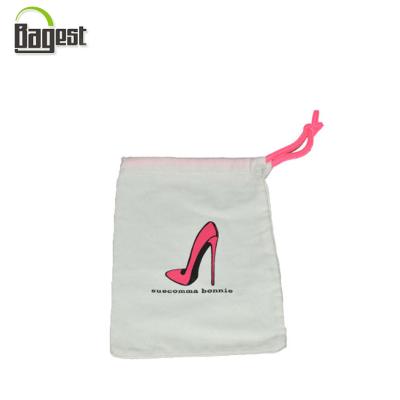 China Custom Branded Drawstring Bags logo manipulated to advertise promotion for sale