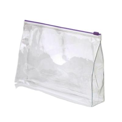 China Recyclable GRS Clear Vinyl Silk Screen Printing Plastic Packaging PVC Transparent Bag for sale