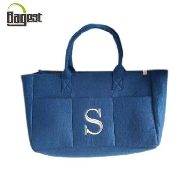 China 2017 High Quality Felt TOTE BAG Fabric Handbags for sale