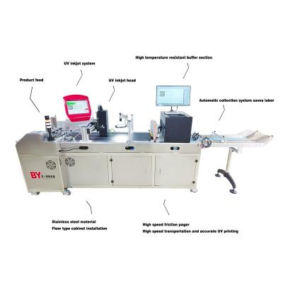 China Paging Conveying and Printing Feeding Automatic High-speed Paging and Driver Card Dividing Conveyor Products Mark Sorter Inkjet UV Paging Machine for sale