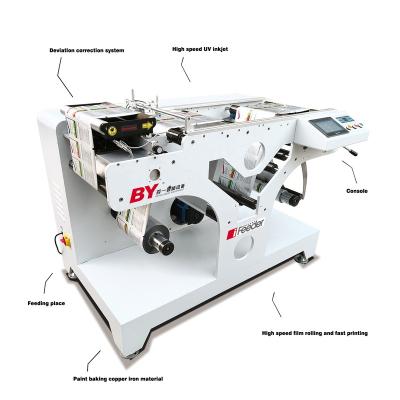 China Various kinds of roll film rewinding printing/jet printing UV inkjet rewinder machine large three-dimensional film drum equipment for sale