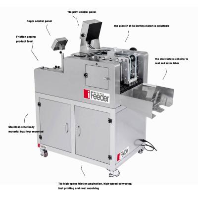 China Pagination of giving and printing feed printing label printing and code printing from hot products Tto dmn paging machine for sale