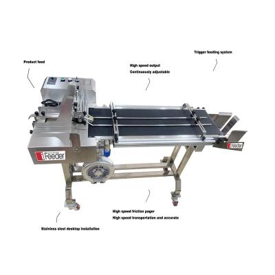 China Feeding the packing bag through small three-dimensional full-automatic fully automatic paging stainless steel friction paging machine for sale