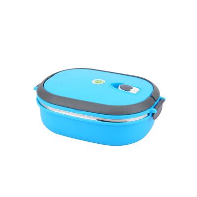 China Recyclable 304 Stainless Steel Single Layer Rectangular Thermal Lunch Box Bento Lunch Box for sale