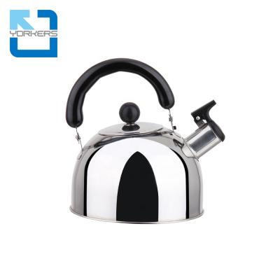 China Sustainable Industrial Cooking Whistling Kettle 1L / 2L / 3L / 4L Stainless Steel Kettle for sale